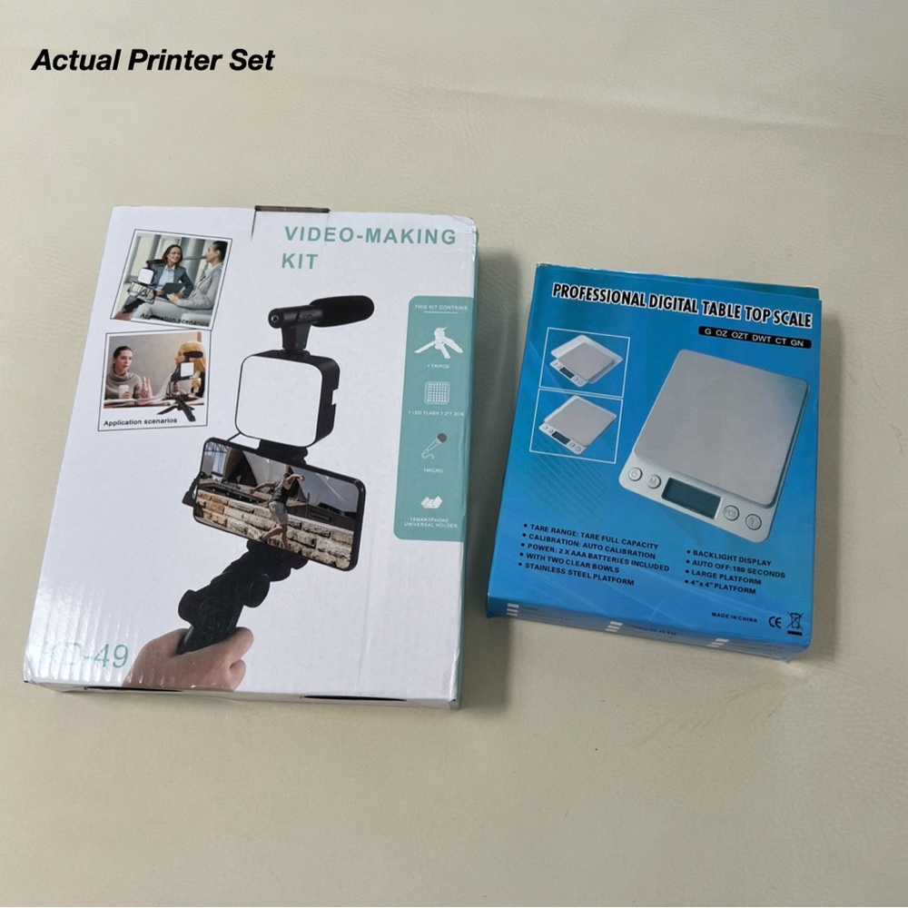 NWT: BT THERMAL PRINTER, SCALE & MICROPHONE/LIGHT TRIPOD (O/S) - Picture 14 of 14
